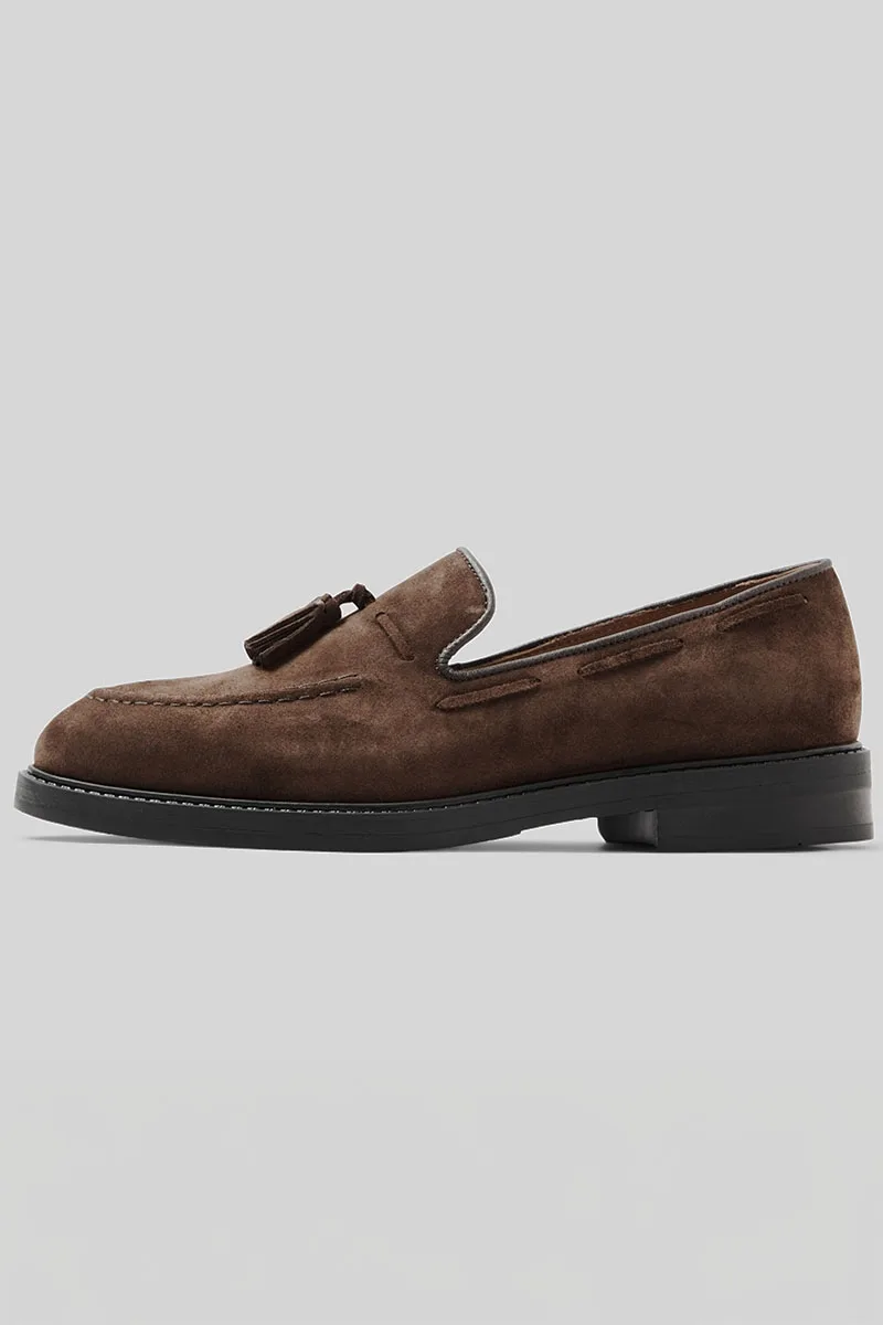 Blake Suede Loafer Chocolate - bilde 2