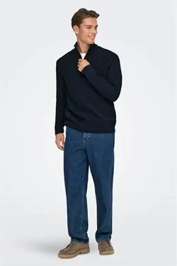 Join Regular Strik Dk. Navy - bilde 3